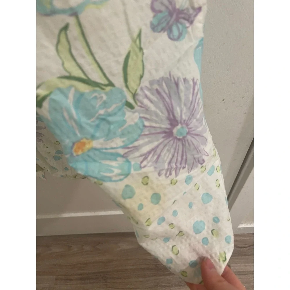Vintage Butterfly Cottagecore House Coat‎ GrandmaCore Sleepwear Pajama Dress